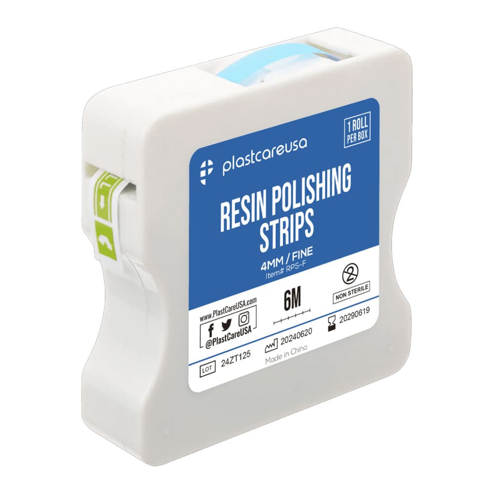 PlastCare USA Resin Polishing Strip, 4 mm x 6m, Fine Grit, 6 Strips per Kit - PlastCare USA Resin Polishing Strip, 4 mm x 6m, Fine Grit Kit - Image 1