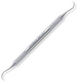 Premier #13/14R Double End Gracey Curette, Rigid, Light Touch Round (LT) Handle - Premier #13/14R Double End Gracey Curette Rigid with a Light Touch Round (LT) - Image 1
