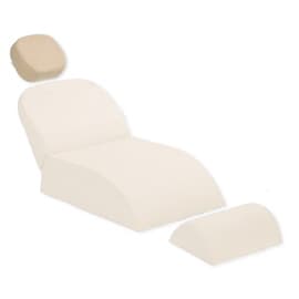 Premium Plus Patient Chair Headrest Cushion, Light Beige, Universal Fitting - Premium Plus Patient Chair Headrest Cushion, Light Beige, Universal fitting - Image 1