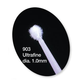Premium Plus ULTRAFINE Micro Applicator Brushes, 4" Long Handles, 400/Tube - Premium Plus ULTRAFINE Micro Applicators Brushes with 4" Long Handles - Image 1