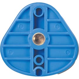 Premium Plus Oblong Plastic Articulating Mounting Plates, Blue, Fits Denar, 100/Pkg - Premium Plus Oblong Plastic Articulating Mounting Plates, Blue, Fits Denar - Image 1
