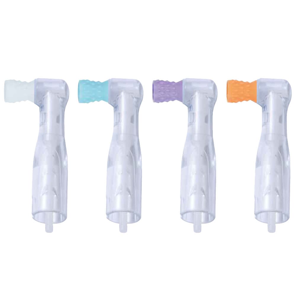 Premium Plus Disposable Clear 90° Prophy Angle, Standard Regular Cup, Assorted Colors, 100/Pk - Premium Plus Disposable Clear 90° Prophy Angle, Standard Regular Cup, Asst Colors, 100/Pk - Image 1