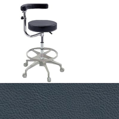 Premium Plus Dark Blue Assistant Stool, Ultra Stable Base, Adjustable Height - Premium Plus Dark Blue Assistant Stool, Ultra stable base, Adjustable height - Image 1