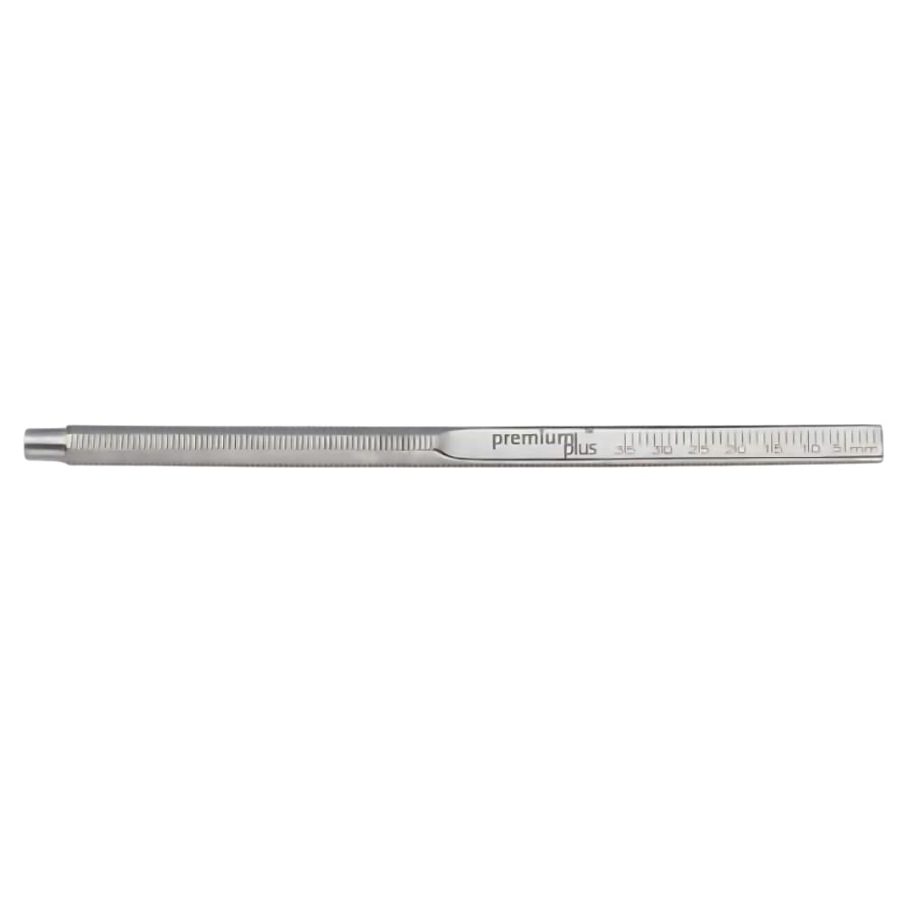 Premium Plus Mouth Mirror Handle with Ruler, Cone Socket, 1/Pk - Premium Plus Mouth Mirror Handle with Ruler, Cone Socket, 1/Pk - Image 1