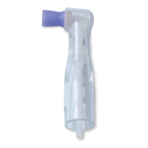 Premium Plus Clear Disposable Prophy Angle with Regular Cup, Lavender, 500/Pk - Premium Plus Clear Disposable Prophy Angle with REGULAR Cup Lavender 500/pk - Image 1