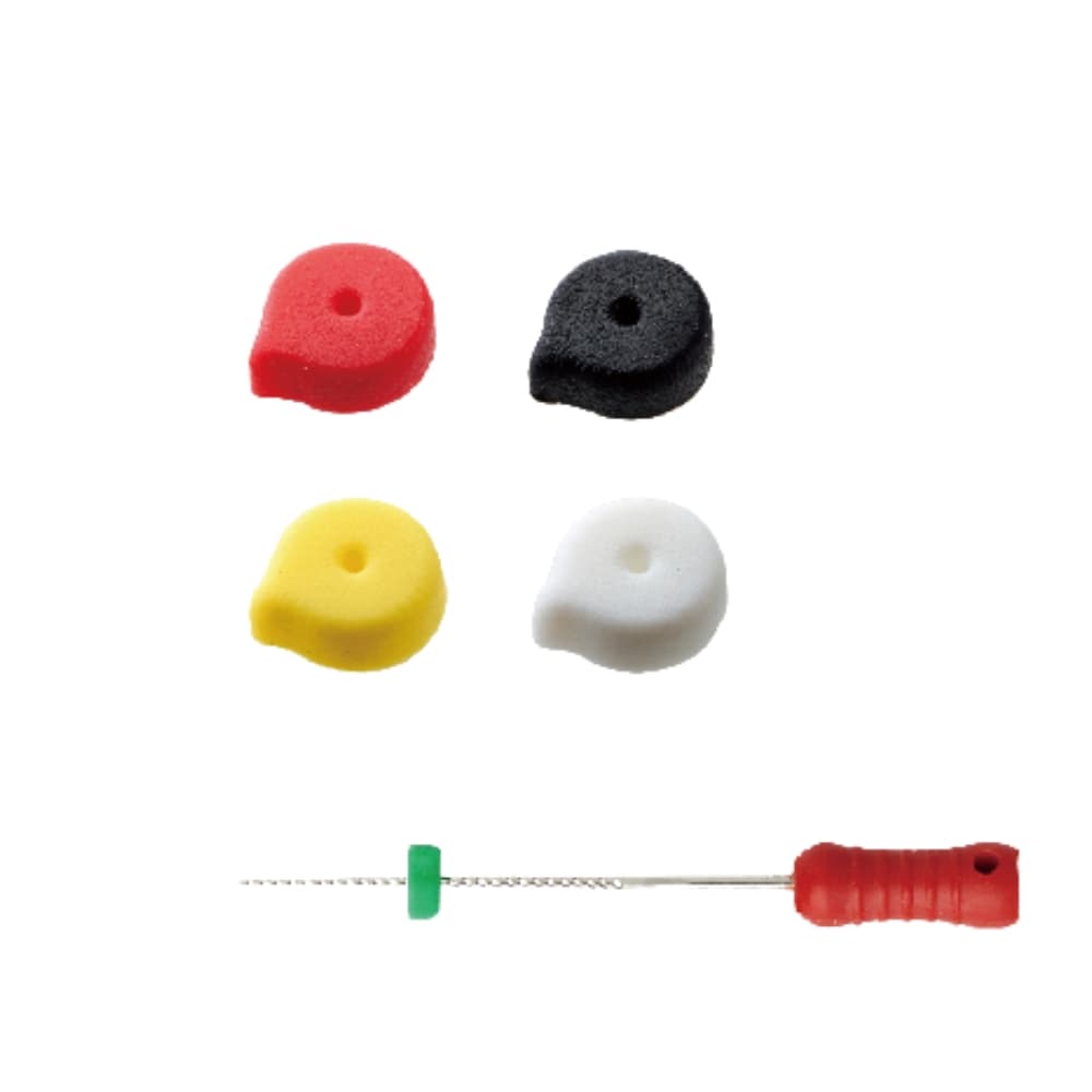 Premium Plus Root Canal File Stops, Assorted Colors, 100/Pk - Premium Plus Root Canal File Stops, Assorted Colors, 100/Pk - Image 1