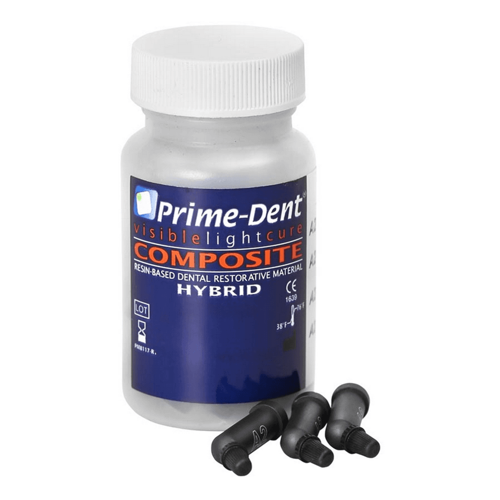 Prime-Dent Light-Cure Hybrid Composite, Shade C2, 0.2g Compules, 20/Pk - Prime-Dent Light-Cure Hybrid Composite, Shade C2, 0.2gm Compules, 20/Pk - Image 1