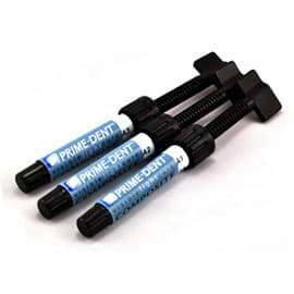 Prime-Dent Hybrid Composite A3 Syringe, VLC (Visible Light Cure), Resin-based, Radiopaque, 4.5 g - Prime-Dent Hybrid Composite A3 Syringe. VLC (Visible Light Cure), Resin-based, Radiopaque, 4.5 Gm. Syringe - Image 1