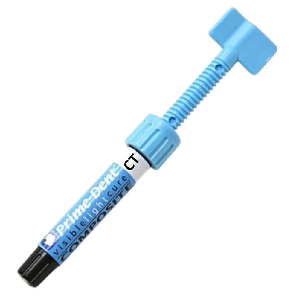 Prime-Dent Nano-Hybrid Light-Cure VLC Composite, Shade Translucent Clear, 4.5g Syringe Refill, 1/Pk - Prime-Dent Nano-Hybrid Light-Cure VLC Composite, Shade Translucent Clear, 4.5gm Syringe Refill, 1/Pk - Image 1