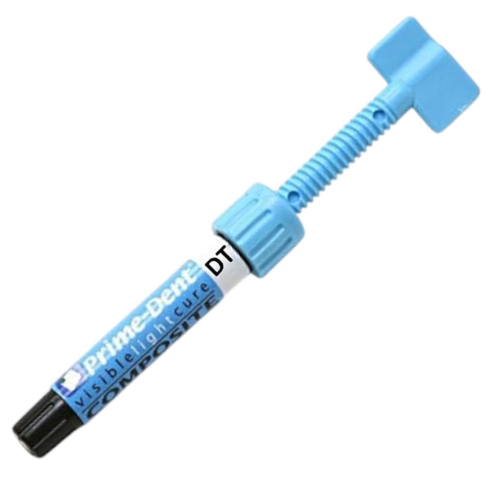 Prime-Dent Nano-Hybrid Light-Cure VLC Composite, Shade Translucent Dark, 4.5g Syringe Refill, 1/Pk - Prime-Dent Nano-Hybrid Light-Cure VLC Composite, Shade Translucent Dark, 4.5gm Syringe Refill, 1/Pk - Image 1