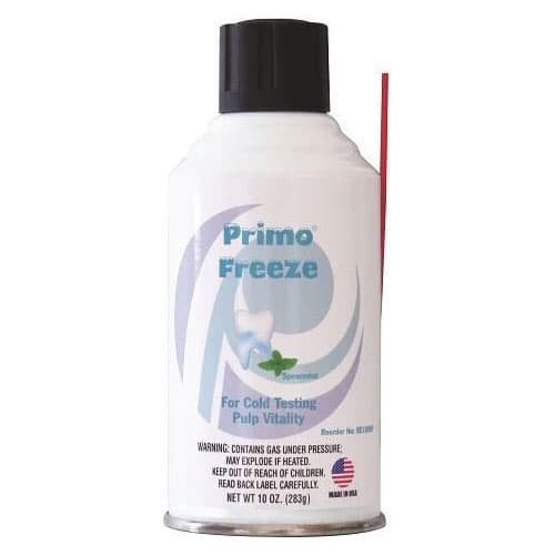 Primo Freeze Refrigerant Spray, 10 oz, Pinpoint Straw, Cools to -60°F, Spearmint, 1/Pk - Primo Freeze 10oz Refrigerant Spray, Pinpoint Straw, Cools to -60°F, Spearmint, 1/Pk - Image 1