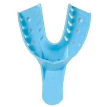 Primo Disposable Impression Trays, Large Lower, #2 Perforated, 12/Pk - Primo Disposable Impression Trays. Large Lower, #2 Perforated,12/Pk - Image 1