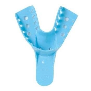 Primo Disposable Impression Trays, Medium Lower, #4 Perforated, 12/Pk - Primo Disposable Impression Trays. Medium Lower, #4 Perforated,12/Pk - Image 1