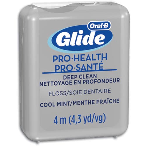 Oral-B Glide Pro-Health Deep Clean Floss, Cool Mint, 4m Trial Size, 72/Bx, Part # 84837276 - Oral-B Glide Pro-Health Deep Clean floss, 4m trial size, cool mint, 72/bx. 90% - Image 1