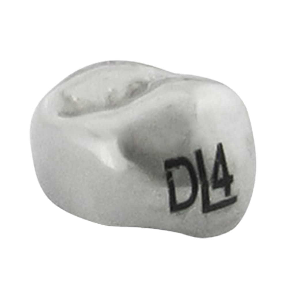 K2 Dental Stainless Steel Crown, 1st Molar, Upper Left, Size 4, 5/Pk - K2 Dental Stainless Steel Crown, 1st Molar, Upper Left, Size 4, 5/Pk - Image 1