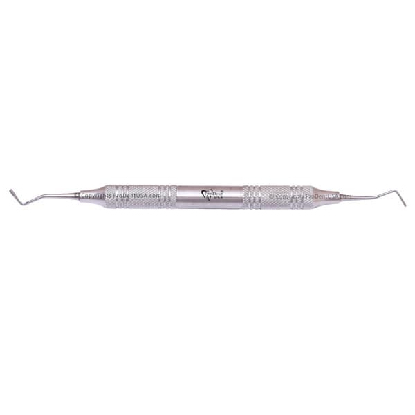 ProDent USA #0/1 Marquette Condenser, Double-Ended, 1.0 mm and 1.4 mm Serrated Tips - ProDent USA #0/1 Marquette Condenser with 1.0 mm and 1.4 mm Serrated Tips - Image 1