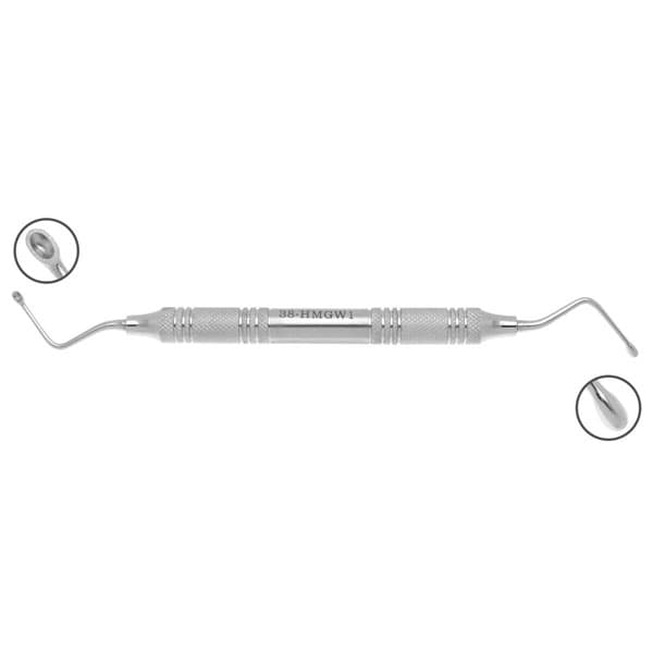 ProDent USA #1 Hemingway Bone Curette, 2.5mm - ProDent USA #1 Hemingway Bone Curette, 2.5mm - Image 1