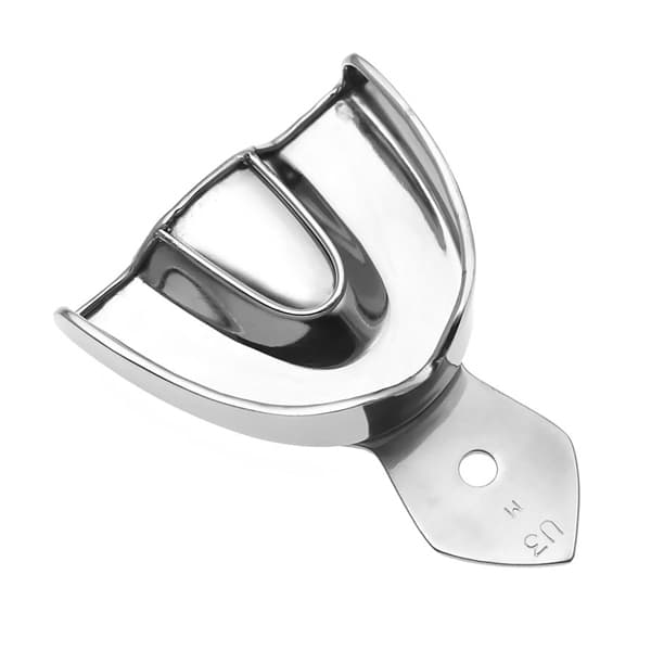 ProDent USA #3 Medium Upper Full Arch Solid Stainless Steel Impression Tray - ProDent USA #3 Medium Upper Full Arch Solid Stainless Steel impression tray - Image 1