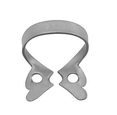 ProDent USA Rubber Dam Clamp #209, Winged, Smooth, for Lower Premolars, Stainless Steel - ProDent USA Clamp #209 for Lower Premolars, Winged, Smooth. Stainless steel - Image 1