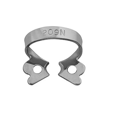 ProDent USA Clamp #209N for Lower Premolars, Winged, Smooth, Stainless Steel - ProDent USA Clamp #209N for Lower Premolars, Winged, Smooth. Stainless steel - Image 1