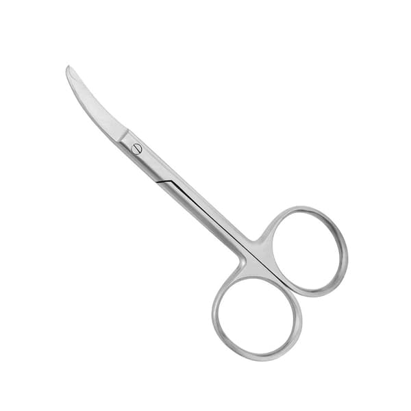 ProDent USA 3.5" Short Bent Stitch Scissors, Surgical Stainless Steel - ProDent USA 3.5" Short Bent Stitch Scissors. Made with Surgical Stainless Steel - Image 1