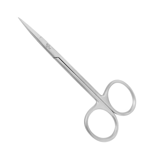 ProDent USA 4.5" Straight Iris Scissors, Highly Tempered Stainless Steel - ProDent USA 4.5" Straight Iris Scissors. Highly Tempered To Keep Blades Sharp - Image 1