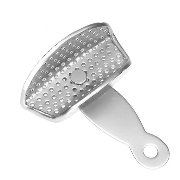 ProDent USA Stainless Steel Swivel Impression Tray, Perforated, Autoclavable - ProDent USA Stainless Steel Swivel Impression Tray, Perforated Stainless Steel - Image 1