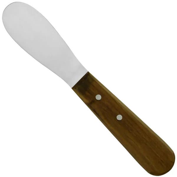 ProDent USA #11R Plaster Spatula, 3.75" Stainless Steel Blade, Wooden Handle - ProDent USA #11R Plaster Spatula with 3.75" Blade and Wooden Handle. Stainless - Image 1
