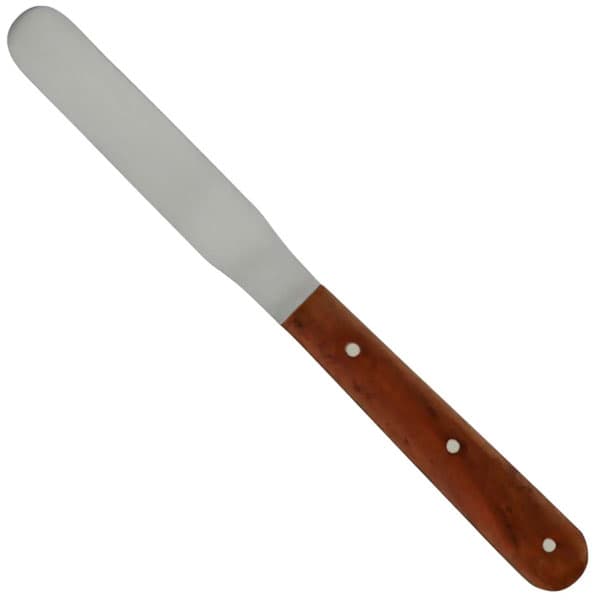 ProDent USA #2R Plaster Spatula, Stainless Steel with 4" Flexible Blade and Wooden Handle - ProDent USA #2R Plaster Spatula, Stainless Steel with 4" Flexible Blade - Image 1