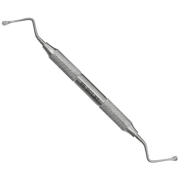 ProDent USA #87 Lucas Surgical Bone Curette with Smooth Siberian Stone Tip - ProDent USA #87 Lucas Surgical Bone Curette with Smooth Siberian Stone Tip - Image 1