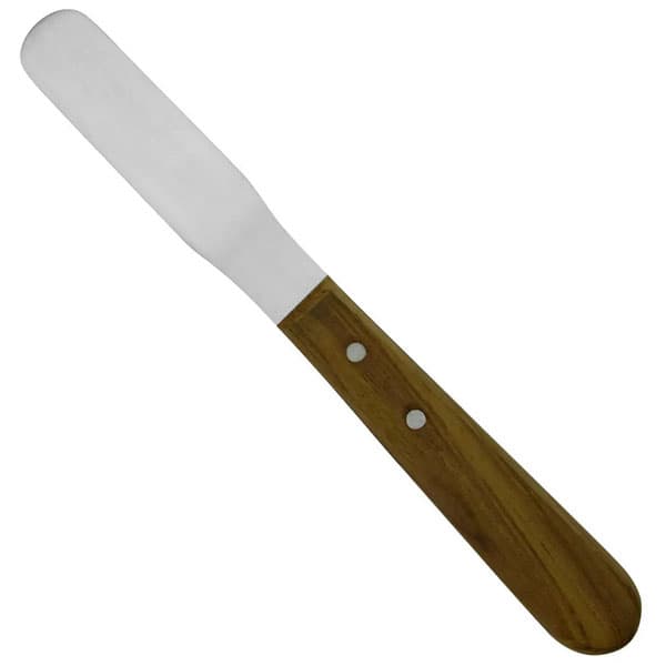 ProDent USA #8R Plaster Spatula, Stainless Steel with 4" Blade and Wooden Handle - ProDent USA #8R Plaster Spatula, Stainless Steel with 4" Blade and Wooden - Image 1