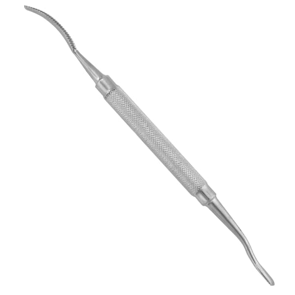ProDent USA #10 Bone File, Double-Ended, 7mm & 6.5mm Serrated Ends, 1/Pk - ProDent USA #10 Bone File, Double-Ended, 1/Pk. 7mm & 6.5mm serrated ends - Image 1