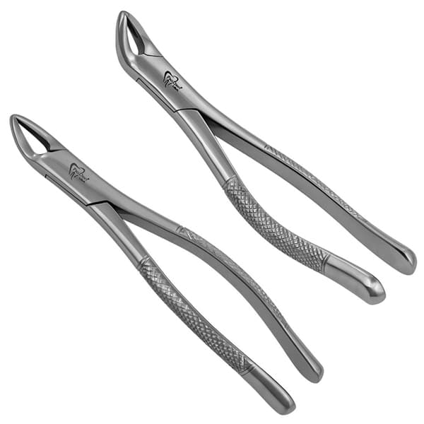 ProDent USA 150 & 151 Universal Extraction Forceps, Serrated, American Pattern, Tempered Stainless Steel - ProDent USA 150 & 151 Universal Extraction Forceps. SERRATED - Image 1