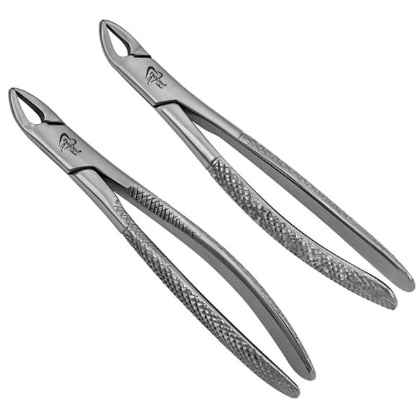 ProDent USA 138C & 140C Pedo Extraction Forceps, Serrated, English Pattern, Stainless Steel - ProDent USA 138C & 140C Pedo Extraction Forceps. Serrated - Image 1