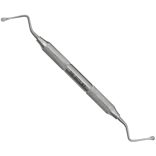 ProDent USA #87 Lucas Surgical Bone Curette with Serrated Siberian Stone Tip - ProDent USA #87 Lucas Surgical Bone Curette with Serrated Siberian Stone Tip - Image 1