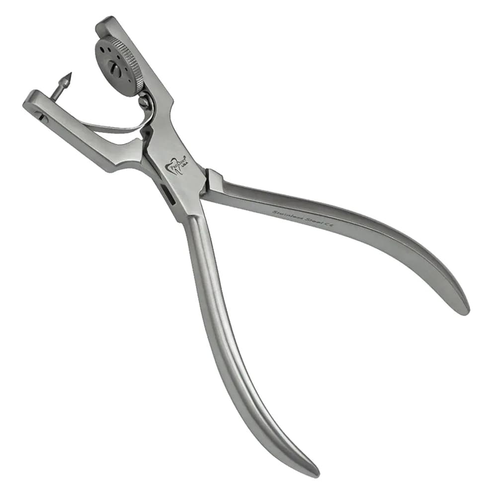 ProDent USA Ainsworth Rubber Dam Punch, Mini, Stainless Steel, Autoclavable, 1/Pk - ProDent USA Autoclavable Ainsworth Rubber Dam Punch, Mini, Stainless Steel, 1/Pk - Image 1