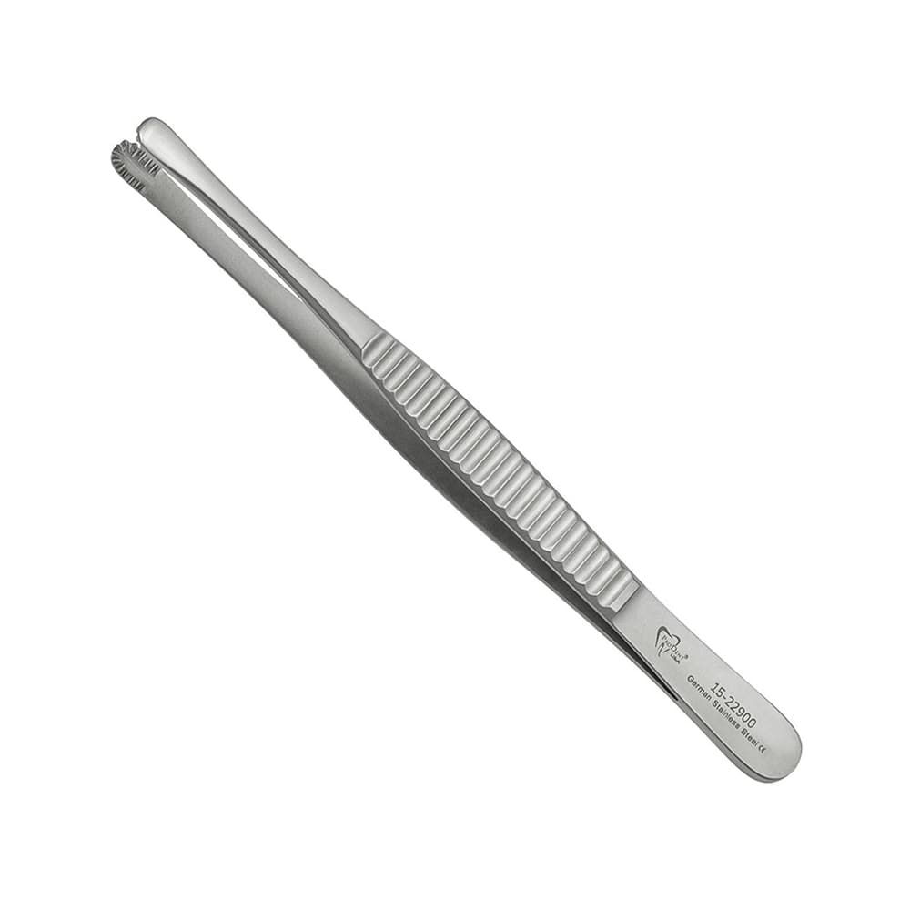 ProDent USA Russian Tissue Forceps 6" Straight, No-slip Handle, 1/Pk - ProDent USA Russian Tissue Forceps 6" Straight, No-slip Handle, 1/Pk - Image 1