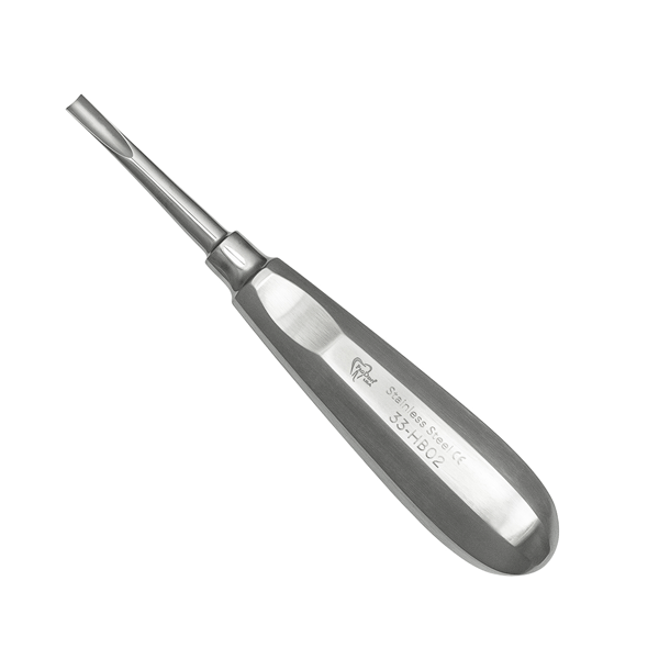 ProDent USA Straight Heidbrink Elevator, Stainless Steel Handle with Thumb Hold, Single Instrument - ProDent USA Straight Heidbrink Elevator, Stainless Steel Handle with Thumb Hold, Single Instrument - Image 1