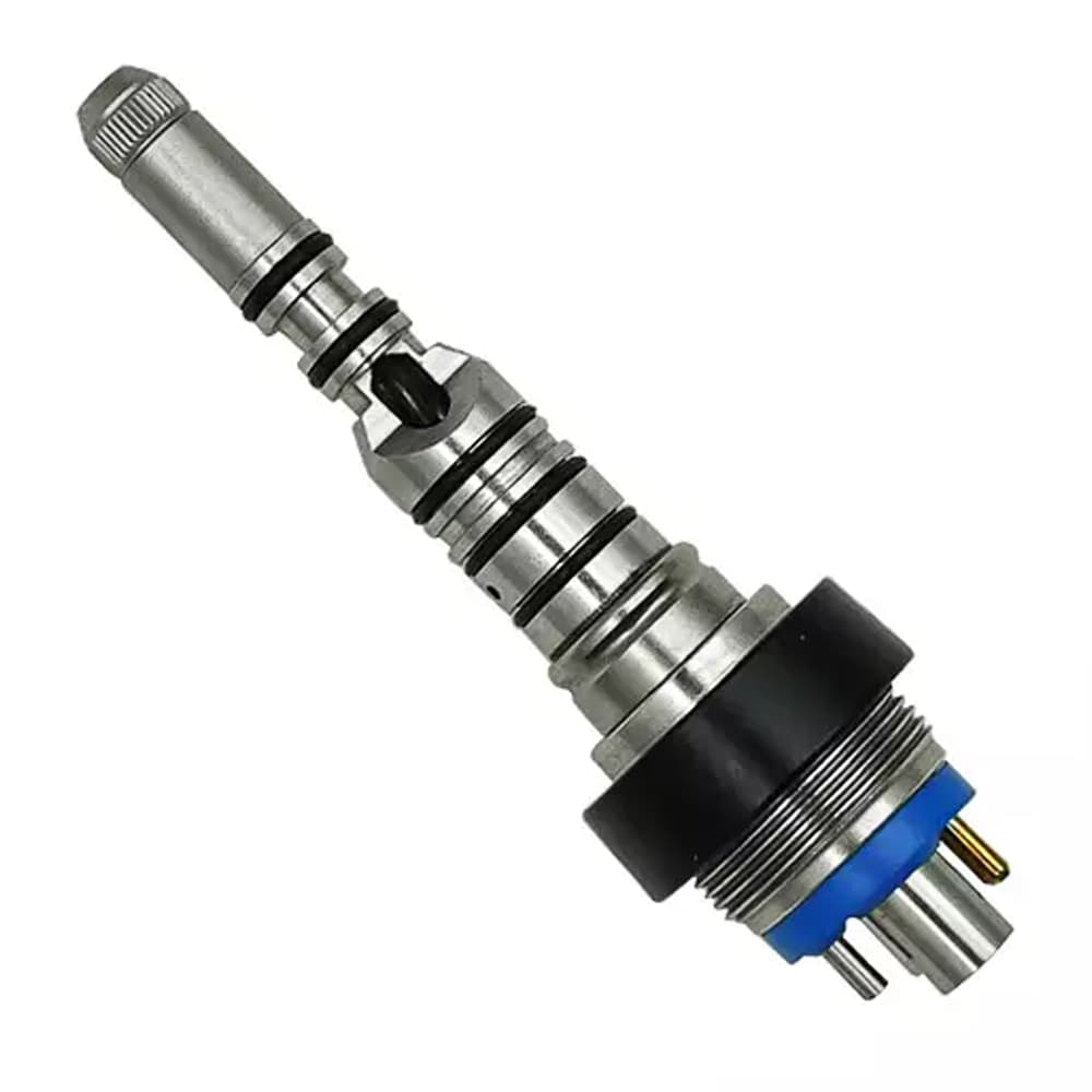 Revolve Kavo Style 6-Hole Fiber Optic Coupler, Single, 360° Swivel - Revolve Kavo Style 6-Hole Coupler, Fiber Optic, Single Coupler - Image 1