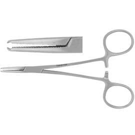 ProDent USA Elastic Placing Plier, Mosquito Curved with Hole - ProDent USA Elastic Placing Plier Mosquito Curved With Hole - Image 1