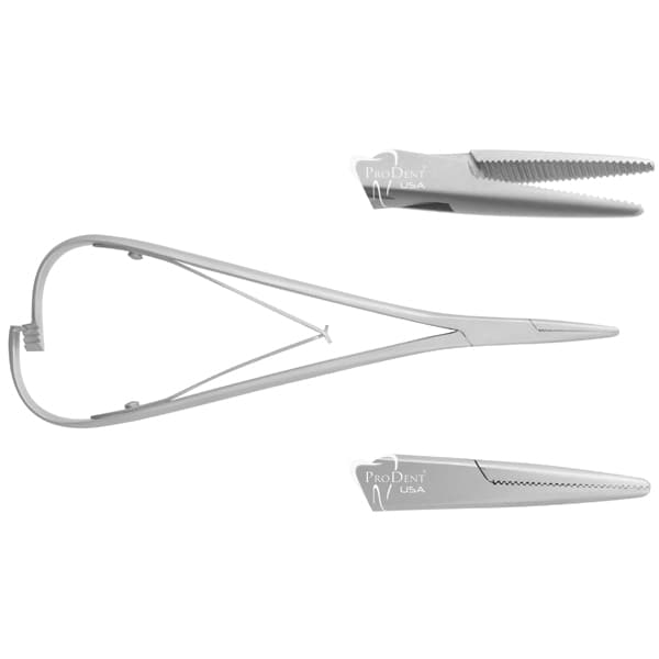 ProDent USA Straight, Narrow Tip Mathieu Pliers with Double Spring - ProDent USA Straight, Narrow Tip Mathieu Pliers with Double Spring - Image 1