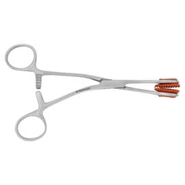ProDent USA 6.25" Young Tongue Holding Forceps with Rubber Tips - ProDent USA 6.25" Young Tongue Holding Forceps with Rubber Tips - Image 1