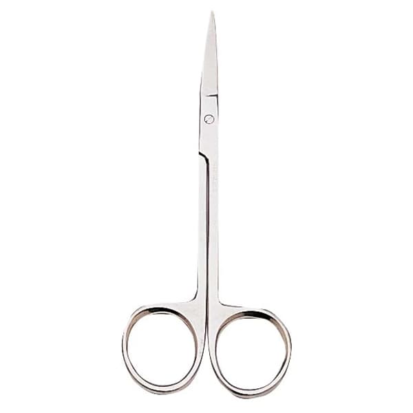 Professional Surgical 4.5" Curved Iris Scissors, Sharp Tips, Stainless Steel, 1/Pk - Professional Surgical 4.5" Curved Iris Scissors 1/Pk. - Image 1