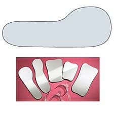 Riofoto #1B Narrow Buccal Intraoral Photography Mirror, Thick 1/8", Rhodium-Coated, Autoclavable, 6-1/8"L x 1-3/8"W - Riofoto #1B Narrow Buccal Intraoral Photography Mirror, Thick 1/8" - Image 1
