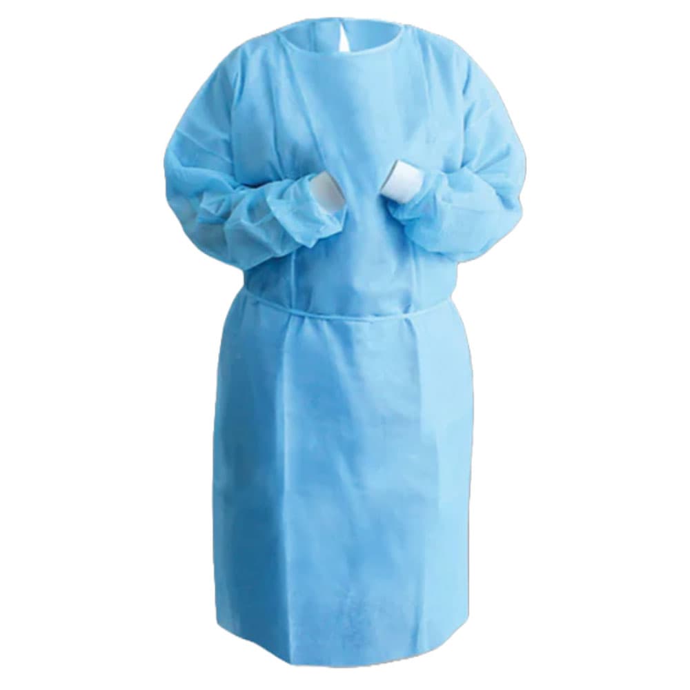 RMH3 Dental Blue Disposable Isolation Gowns, Universal Fit, Full Length, 50/Box - RMH3 Dental Blue Disposable Isolation Gowns, Universal Fit, 50/Box, Full length - Image 1