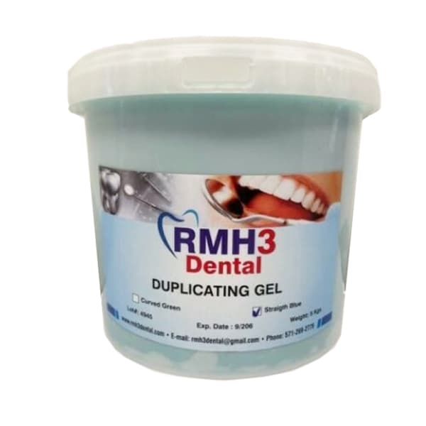 RMH3 Dental Duplicating Gel Material - All Purpose Blue, 5kg/Bucket - RMH3 Dental RMH3 Duplicating Gel Material - All Purpose Blue 5kg/Bucket. Can be - Image 1