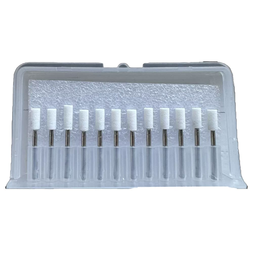 RMH3 Dental FG Aluminum Oxide White Finishing Stones, CY2, 12/Pk - RMH3 Dental FG Aluminum Oxide White Finishing Stones, CY2, 12/Pk - Image 1