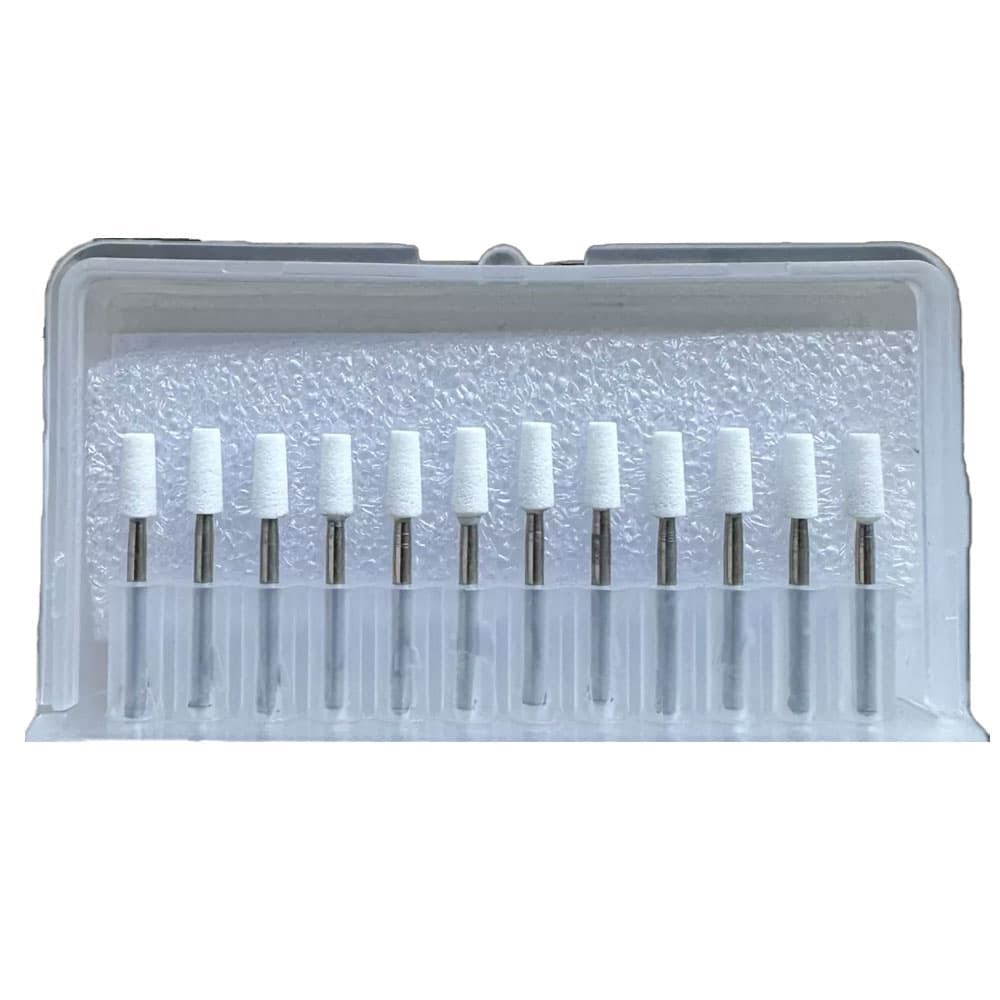 RMH3 Dental FG Aluminum Oxide White Finishing Stones, TC1, 12/Pk - RMH3 Dental FG Aluminum Oxide White Finishing Stones, TC1, 12/Pk - Image 1