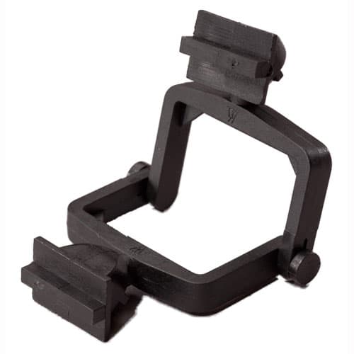 RMH3 Dental Disposable ABS Plastic Articulator, Slotted, Black, High and Low Cap, Unassembled, 100/Pk - RMH3 Dental Disposable ABS Plastic Articulator, Slotted - Black, 100/Pk - Image 1