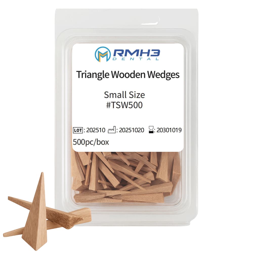 RMH3 Dental Wooden Wedges, Small, Triangular Shape, 500/Pk - RMH3 Dental Wooden Wedges Small, Triangular Shape, 500/Pk - Image 1